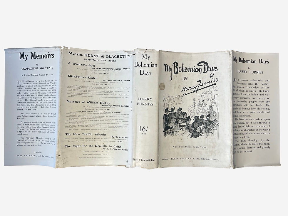 Thumbnail: My Bohemian Days by Harry Furniss first edition 1919