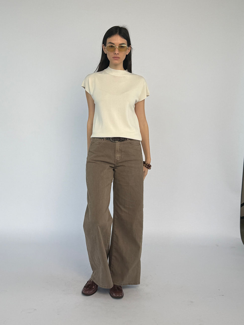 תמונה ממוזערת: טופ מיני גולף שרוול |בז׳