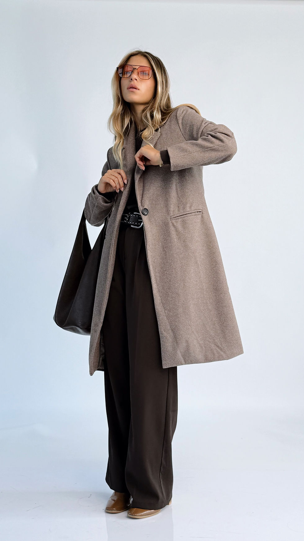 תמונה ממוזערת: מעיל לונג ברלין | גוון חום 