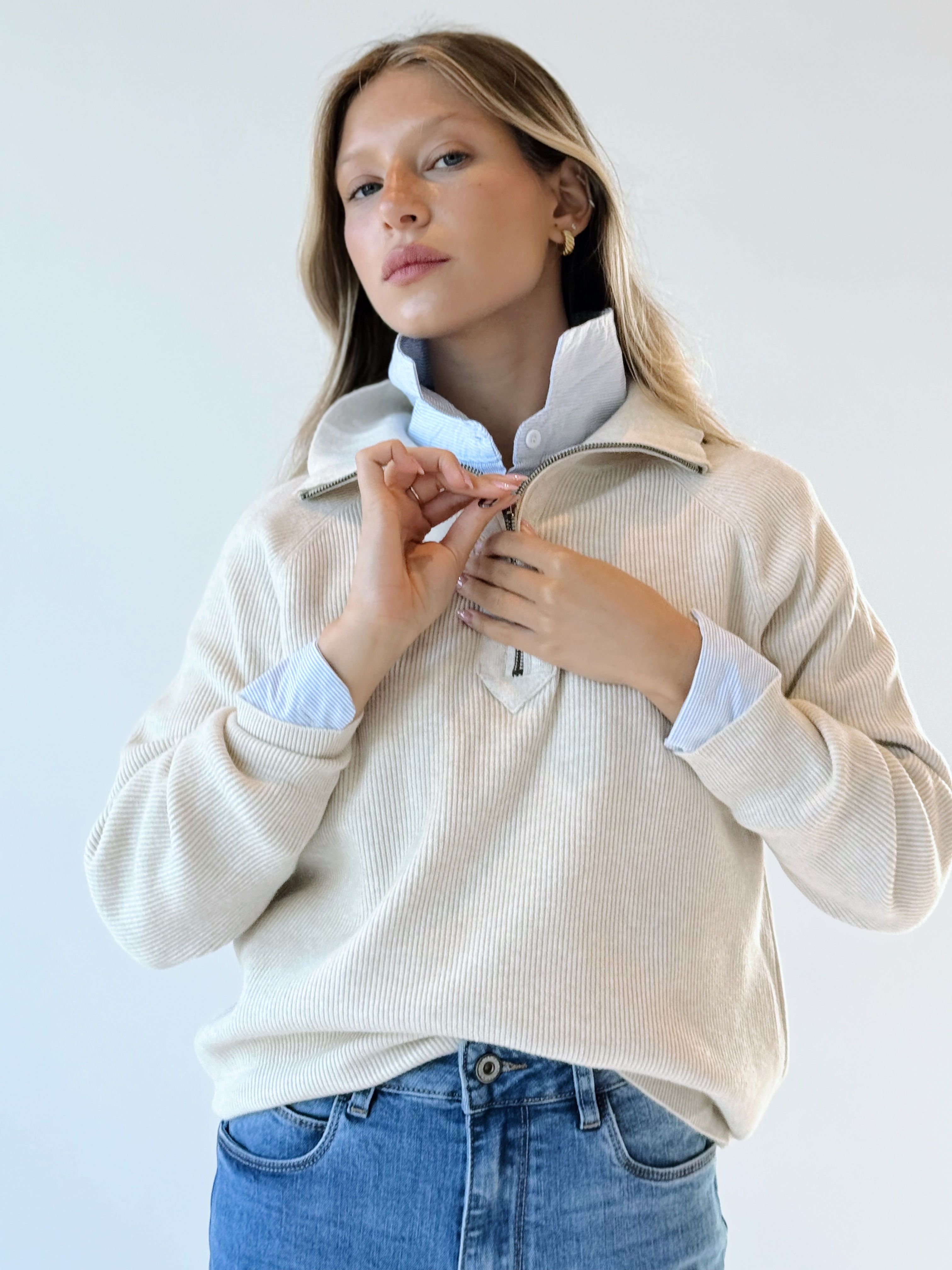  סריג זיפר מישל ריב | בז׳ 