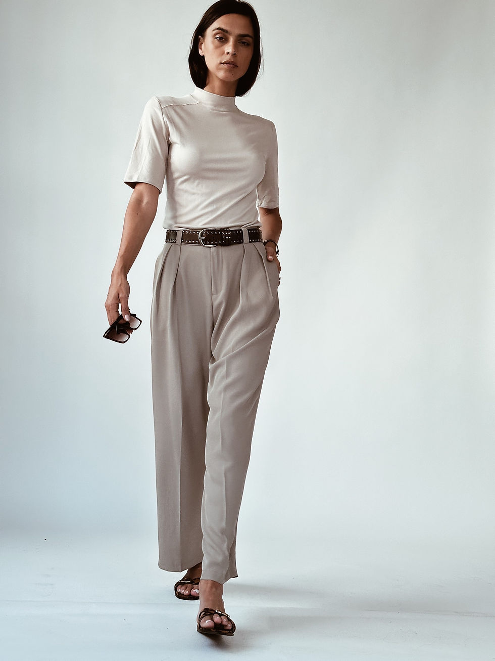 תמונה ממוזערת: חאקי | High waist לונג  