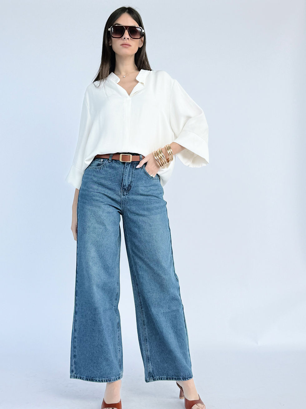 תמונה ממוזערת: מכנסי ג׳ינס טנטי לונג 