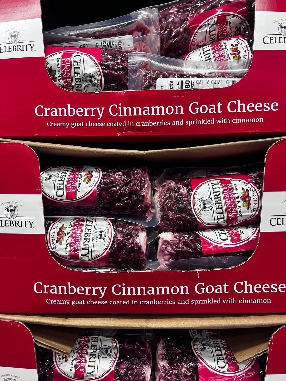 Celebrity Cranberry Cinnamon Goat Cheese