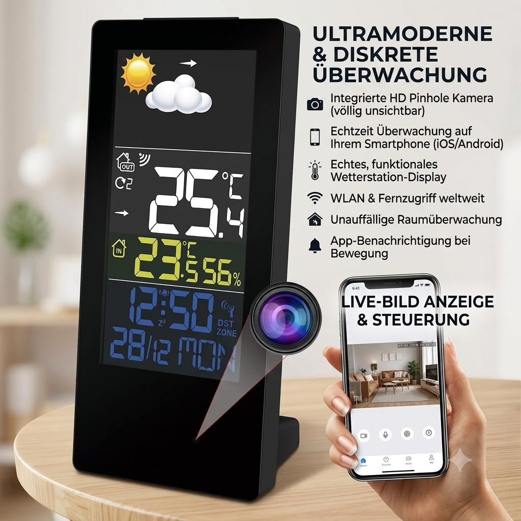 wetterstation versteckte kamera