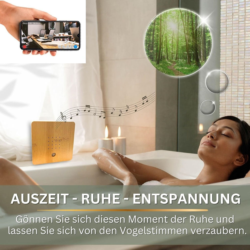 Miniaturbild: Vogelgezwitscher Box - Versteckte Kamera mit Bild & Ton - Diskret überwachen