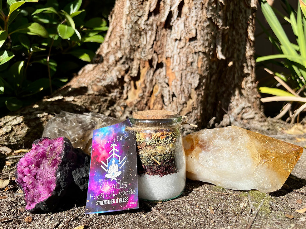 Thumbnail: Feed The Gods Ritual Jar -Strengthen & Bless (7 net oz)