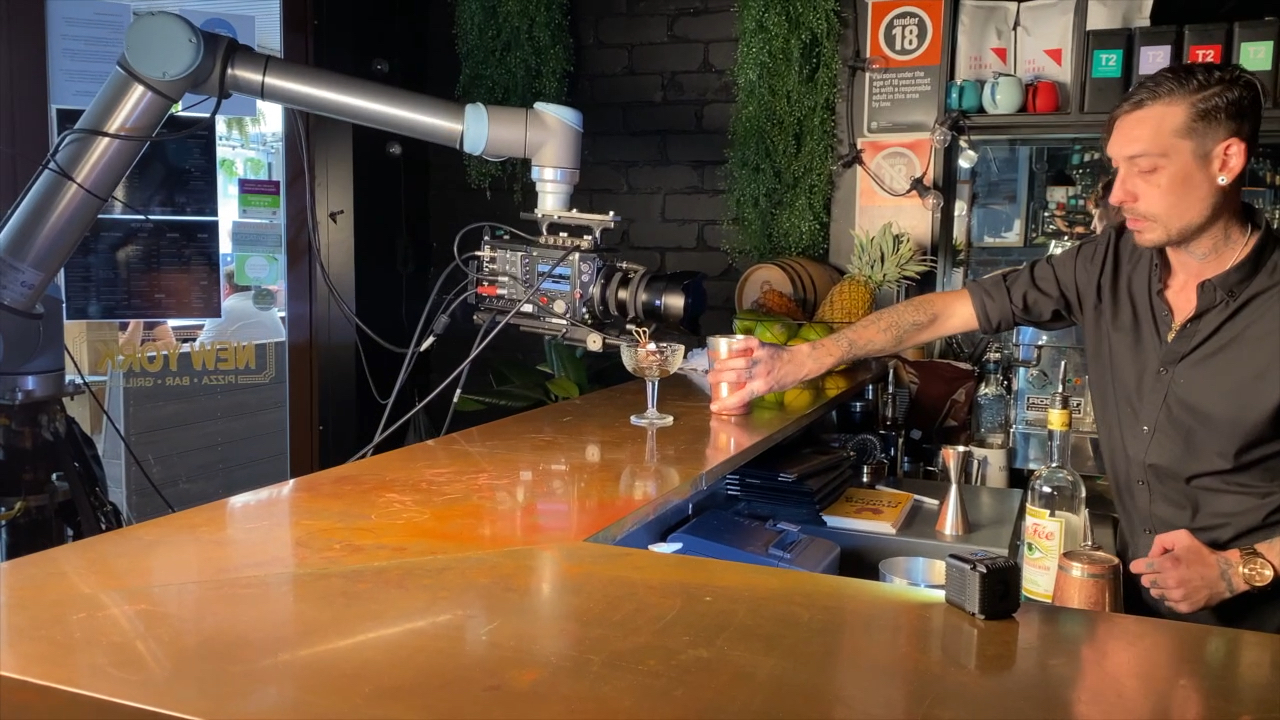 UR10 Cobot Helps Film a Commercial
