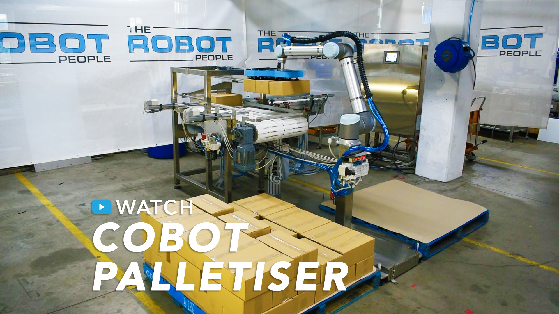 Cobot Palletiser Automatic Adjustment