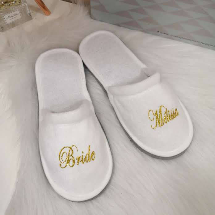 Chaussons Hôtel, personnalisables
