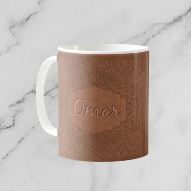 Mug personnalisable, marron