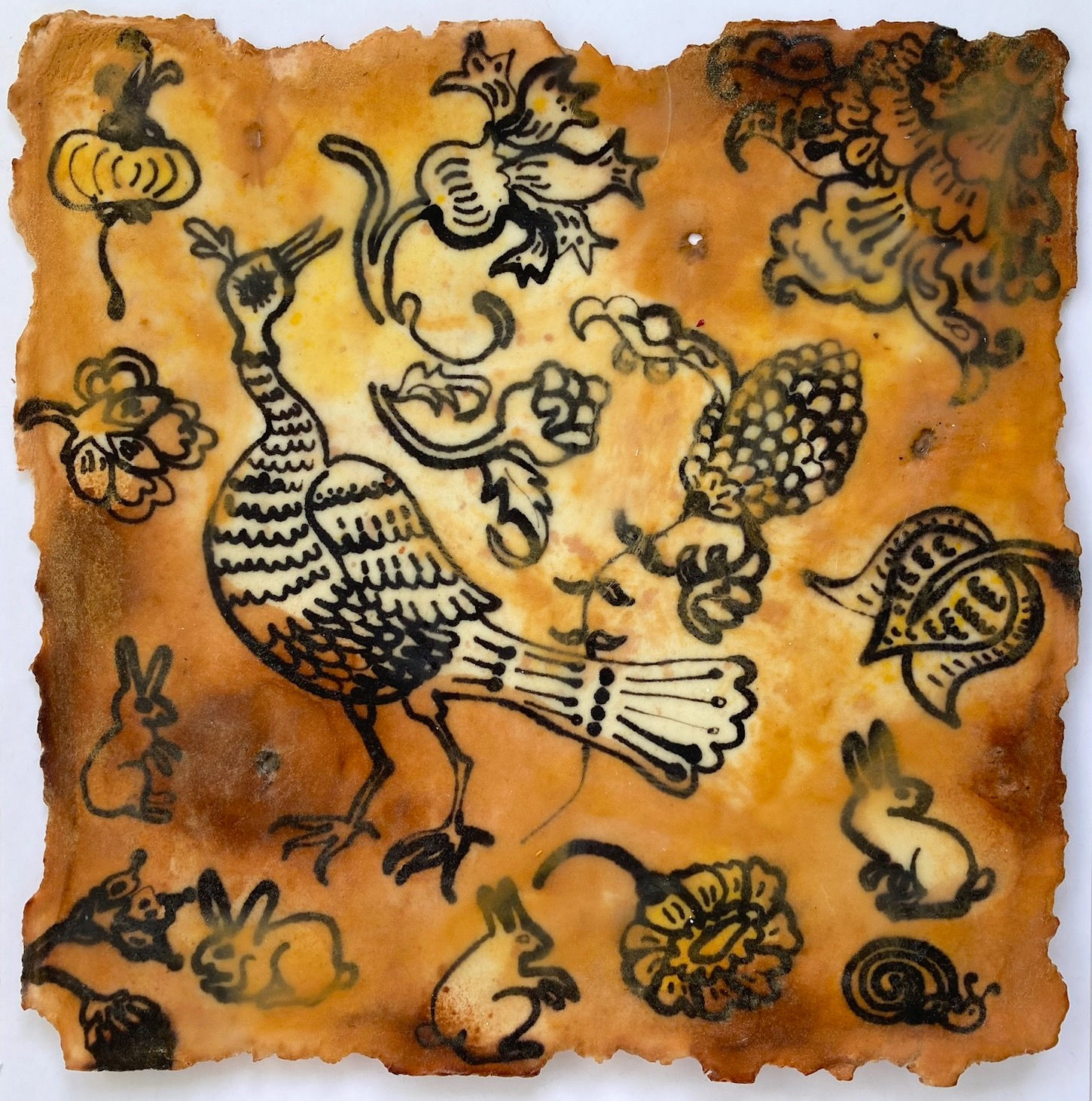 Gerri Ann Siwek, #3, Peacock and Botanicals