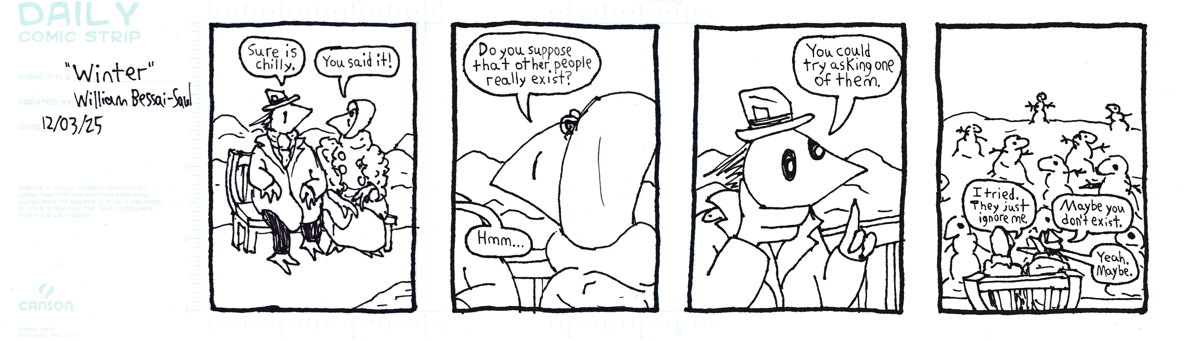 William Oberon Bessai-Saul, #4 Winter