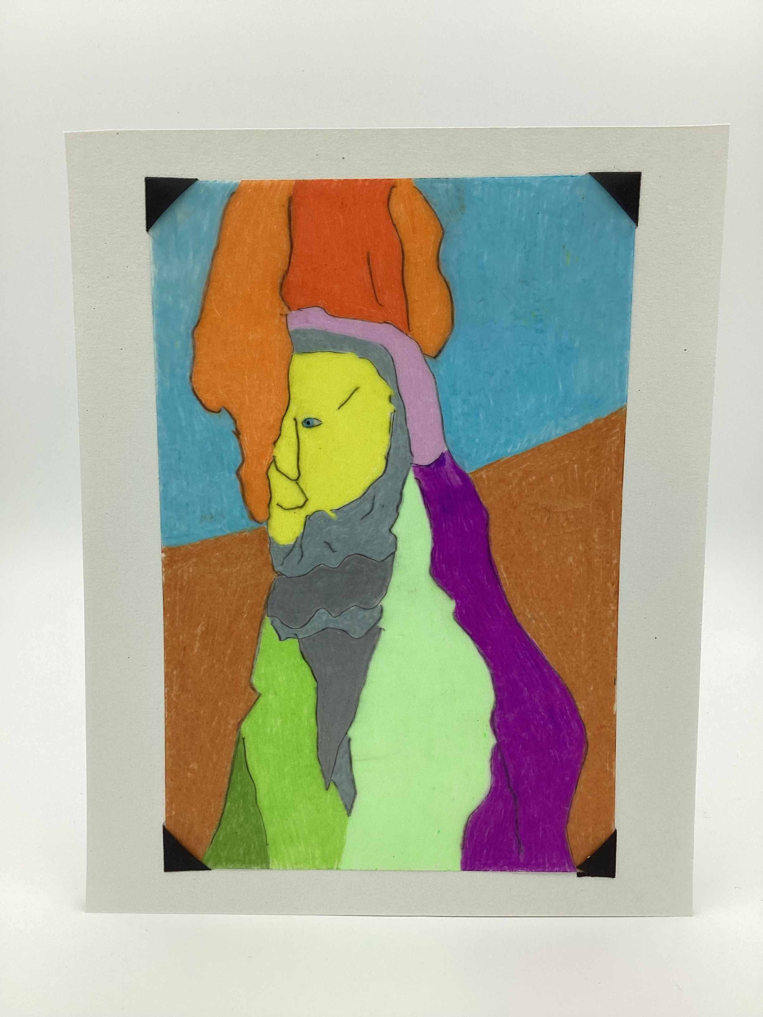 Jacqueline Campbell, Marble Faces - Gray Beard