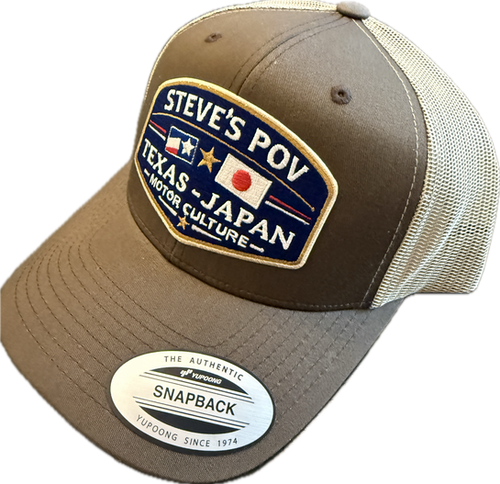 Steve's POV Texas-Japan Motor Culture Hat (Brown) | Steve's POV