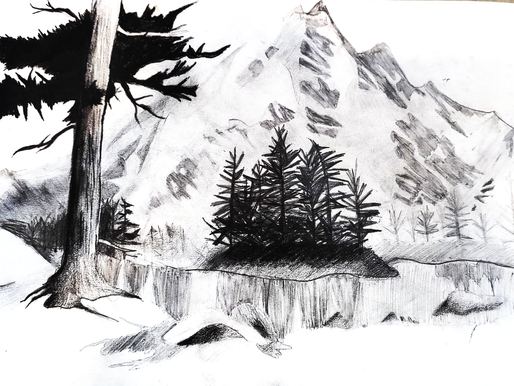 Starter Sketches: Mountain Landscape