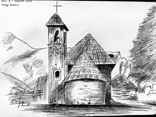 Advanced Sketching Course: Medieval Village