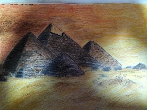 Advnaced Sketching Course: Pyramids and Tigers