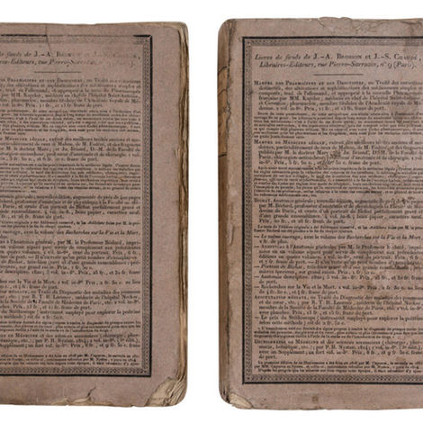 Original Covers of Auscultation Mediate 1819