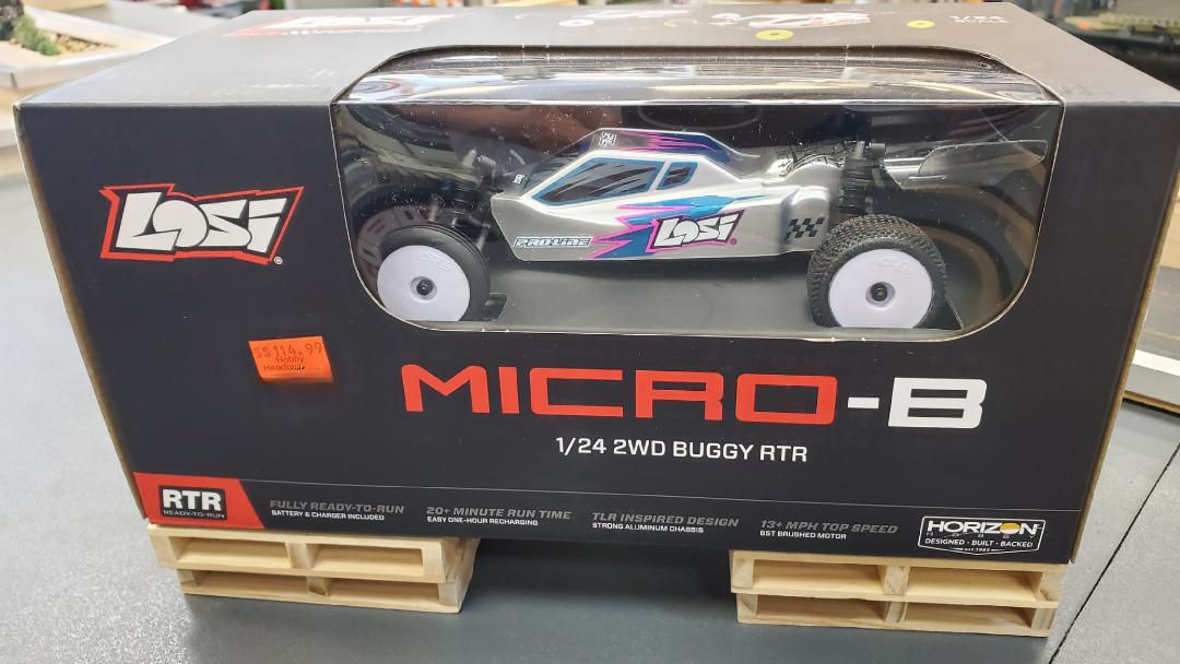 Losi Micro-B 1/24 Scale Buggy Silver