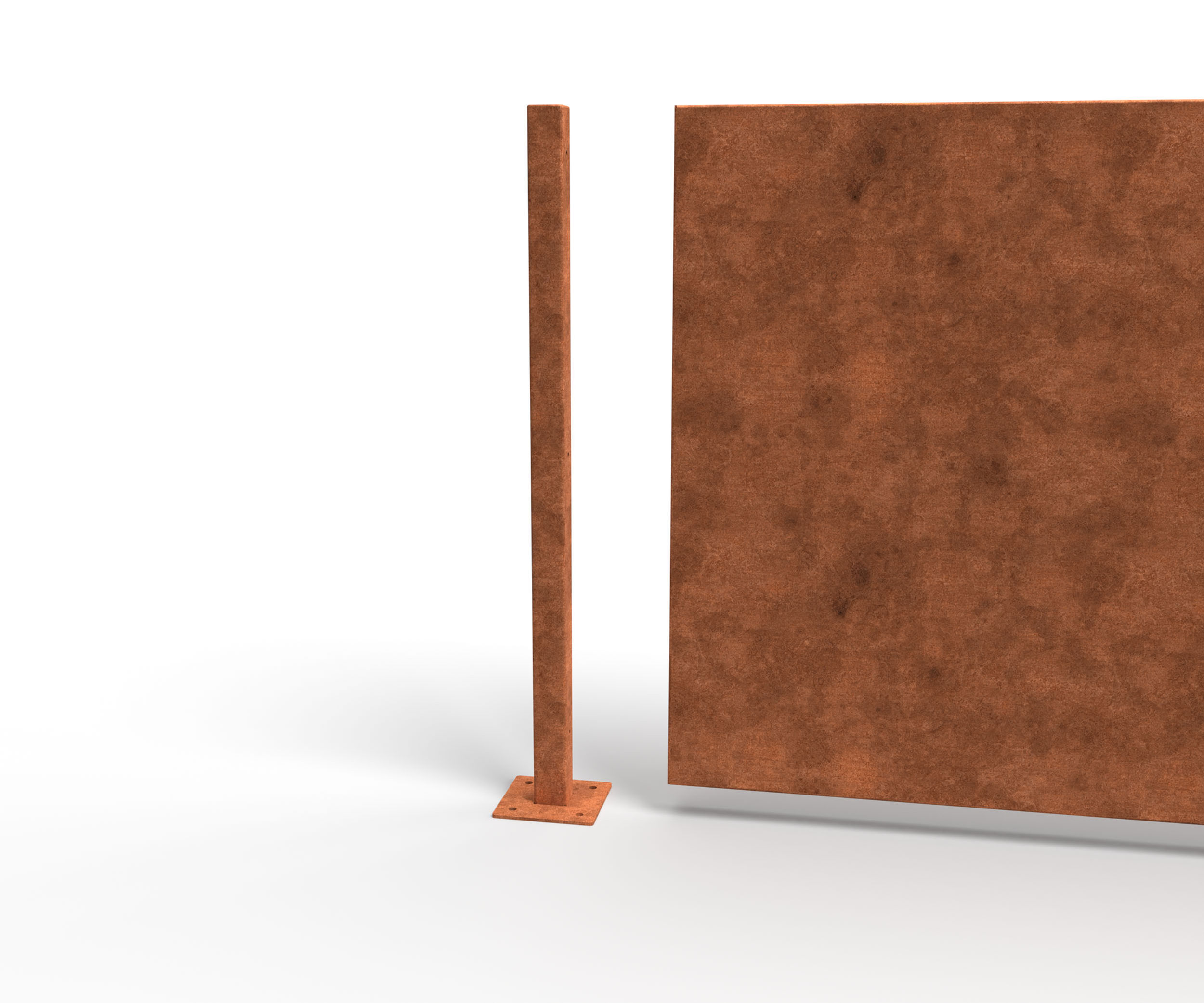 Formrohr für Sichtschutzwand Visto