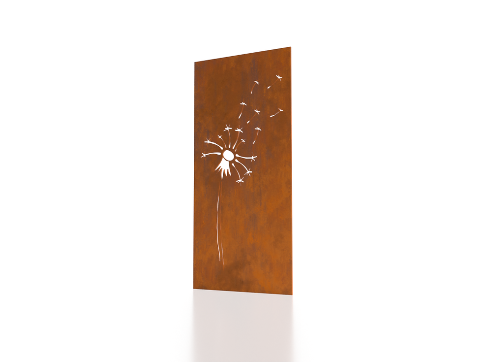 Miniaturbild: Sichtschutzelement Visto aus Metall – FLORAL