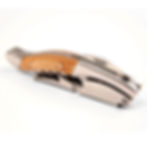 Thumbnail: Semecca® Corkscrew Wine Opener, Waiter's Corkscrew Natural Wood