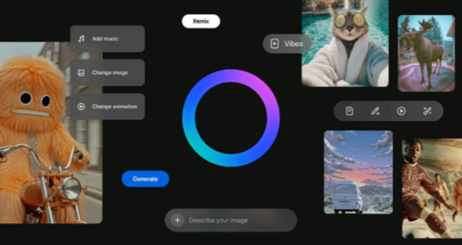 Metatube Meta Platforms Unveils New AI Video Feed, Vibes | tech360tv