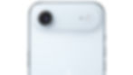 Close-up of a white smartphone's rear camera with a prominent lens and flash on a sleek, metallic body, featuring an Apple logo.