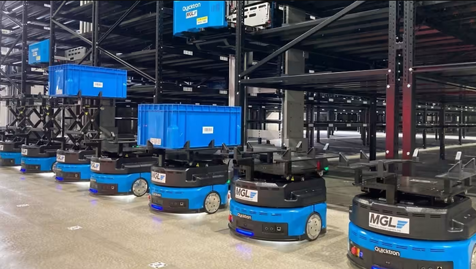 Quicktron's autonomous mobile robots