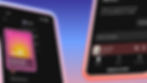 Two phone screens show music apps; one features a playlist "daylist" with a sun design, and the other plays "Cherry Wine" by grentperez.