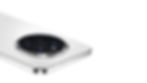 Close-up of a silver smartphone's back with a round, quad-lens camera labeled "Matrix Camera" on a white background.
