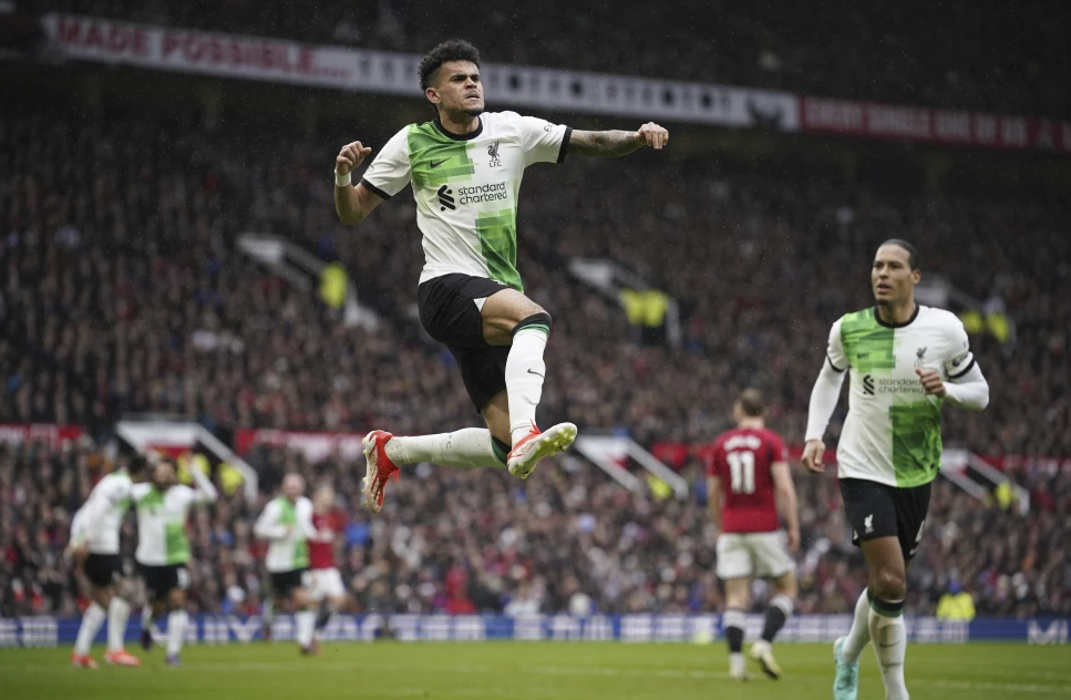 Liverpool’s Luis Diaz