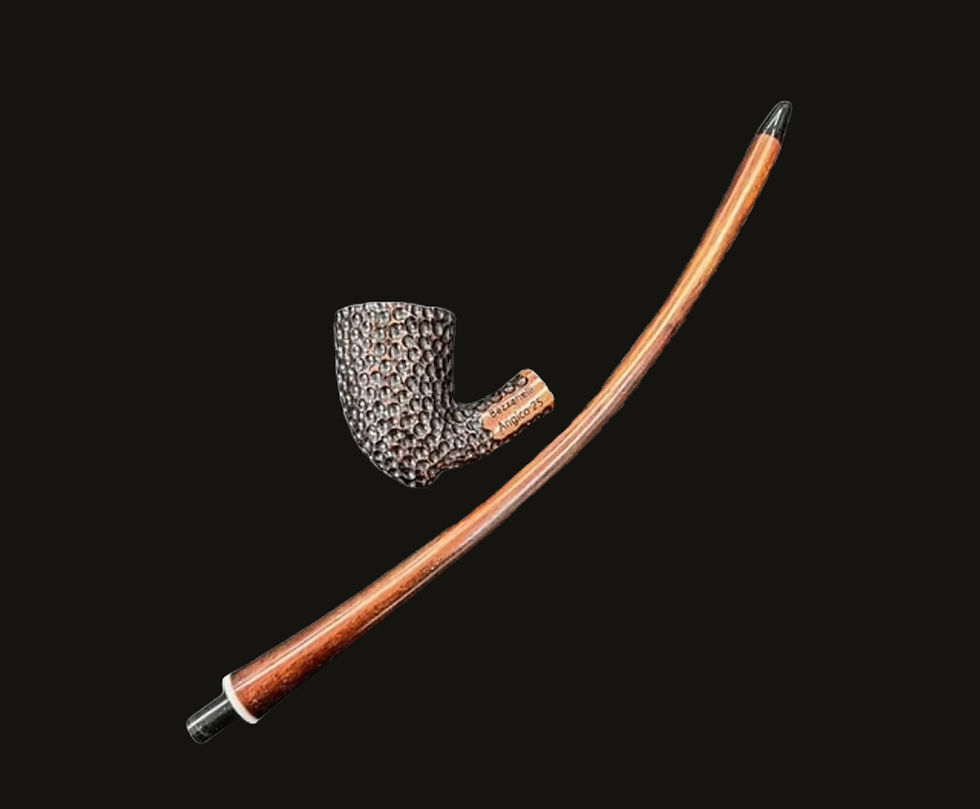 Miniatura: Cachimbo BR001 Churchwarden Angico Gandalf