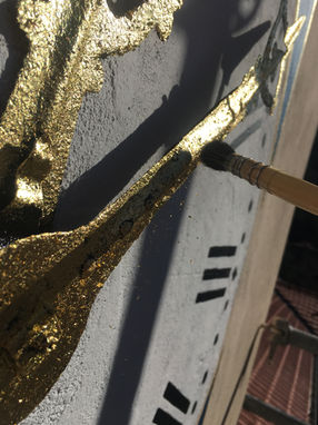 Dorure feuille d'or Atelier Azuréen