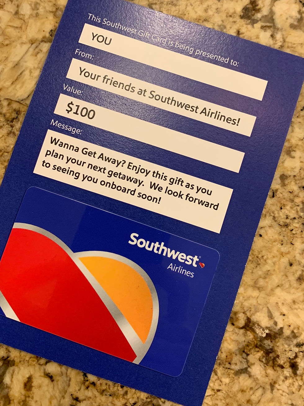 Southwest Travel Certificate