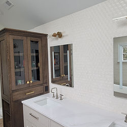 Madison Bathroom Vanity Marble Backsplash
