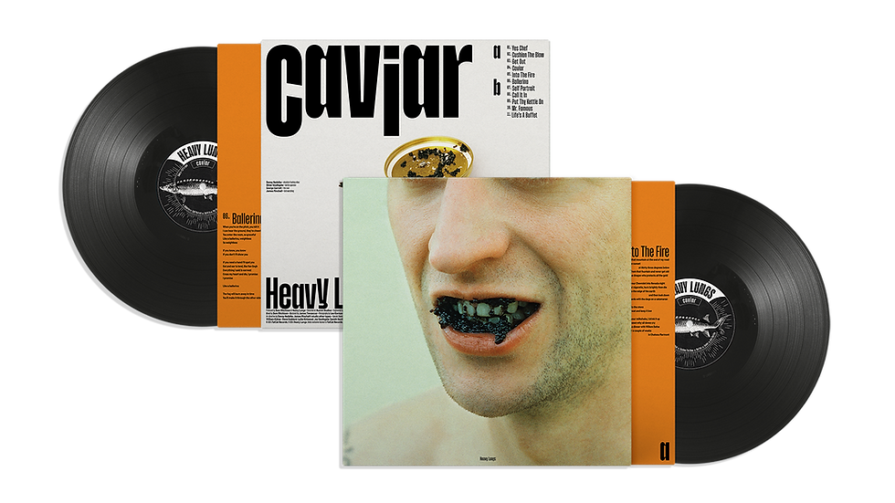 Heavy Lungs - Caviar Vinyl Mock Up