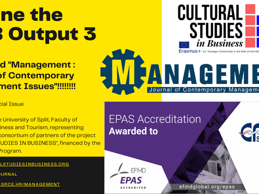 Online "Management: Journal of Contemporary Management Issues", Vol.25. Special edition as CSB IO3
