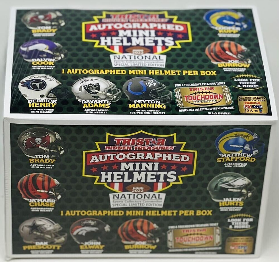 2022 TriStar Hidden Treasures Mini Helmet Auto