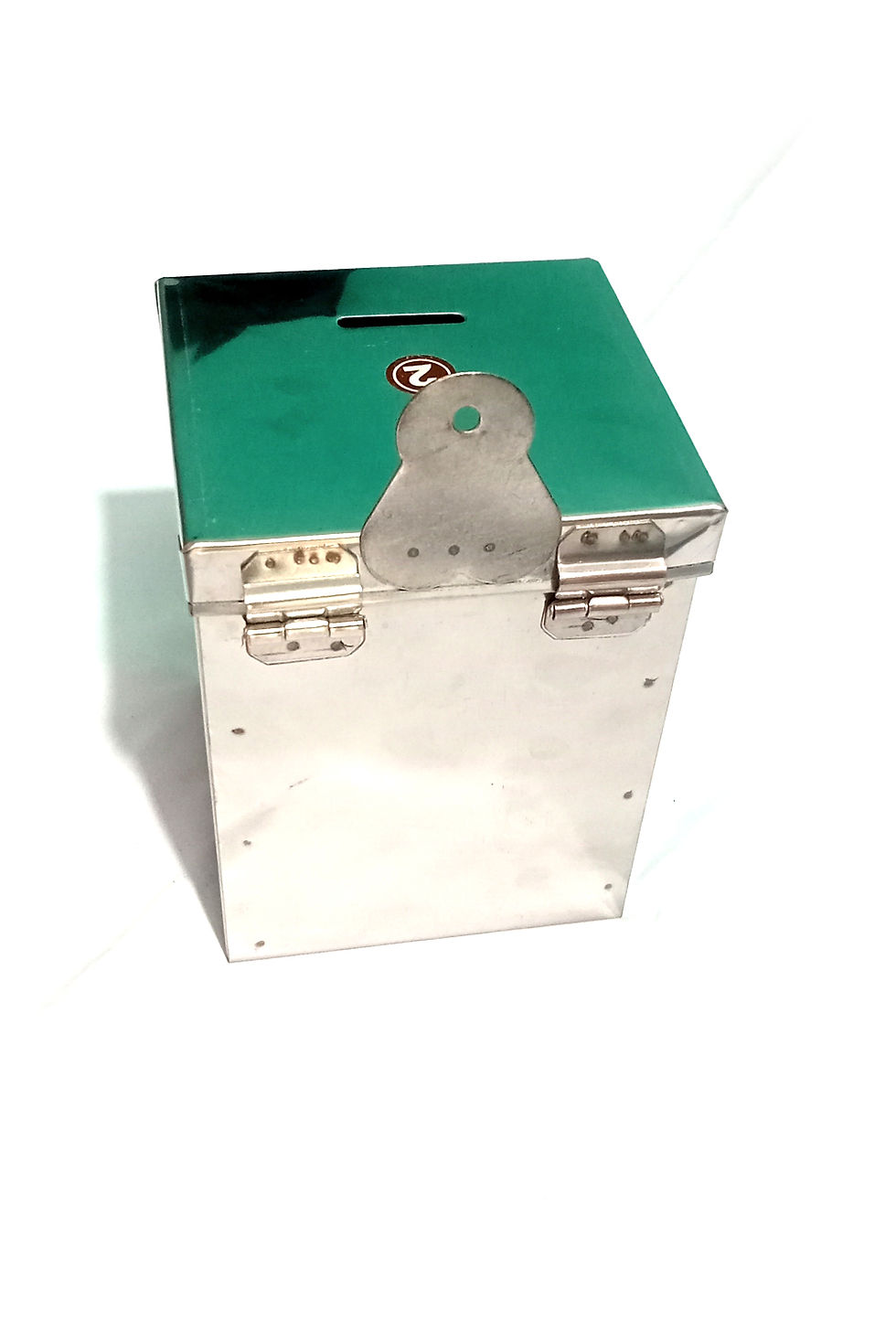 Thumbnail: Medium Size Stainless Steel Piggy Bank Lockable And Reusable Money Saving Box