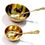 Thumbnail: Pure Brass Designer Bowls Set of 2 | Katori with Spoon (Mini & Small Size)