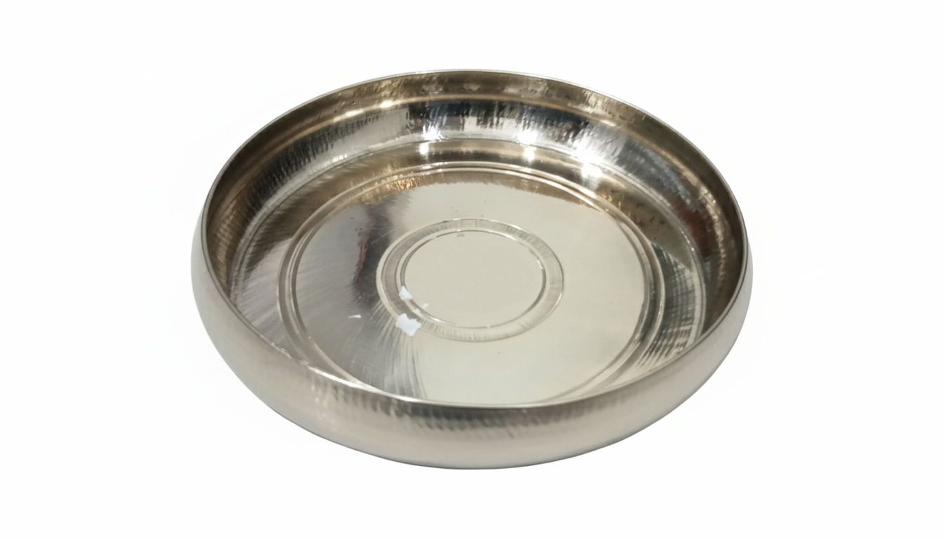 Pure Bronze Kansa Bowl - Traditional Solid Bowl Used in Marriages.