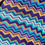 Thumbnail: Bohemian Multi Coloured Hand Crafted  Chevron Scarf 182