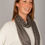 Thumbnail: Elephant Grey Hand Crafted Italian Rayon Lace Scarf