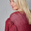 Thumbnail: Burgundy Lace Infinity Scarf, Hand Crafted Egyptian Cotton Scarf