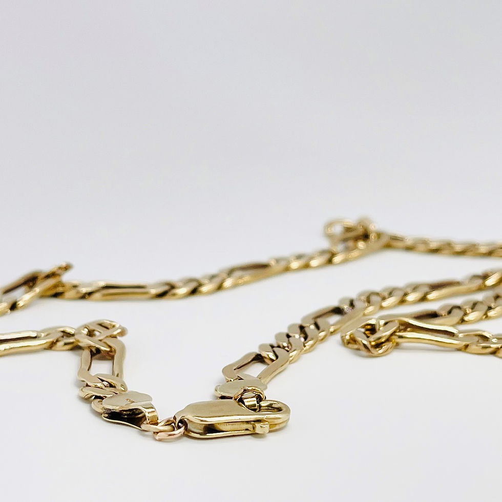 Thumbnail: 10kt Yellow Gold Figaro Chain