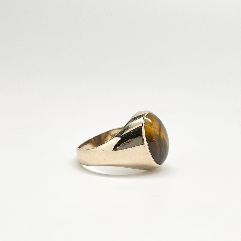 Thumbnail: 10Kt Tigers Eye Ring