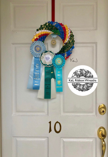 12” large petal swirl | K&L Ribbon Wreaths