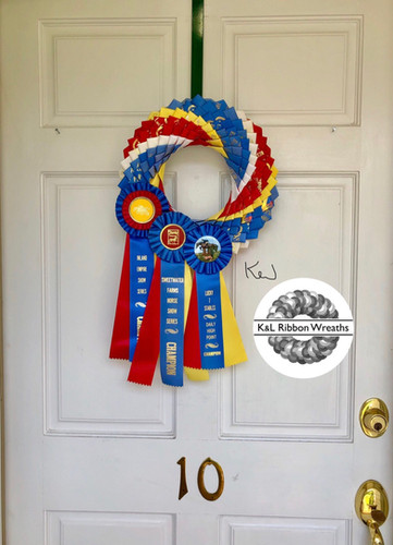 12” large petal swirl | K&L Ribbon Wreaths