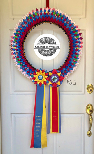 border ribbon shell wreathe ❤︎ グログラン リース border ribbon shell wreathe ❤︎ グログラン リース 18” Large